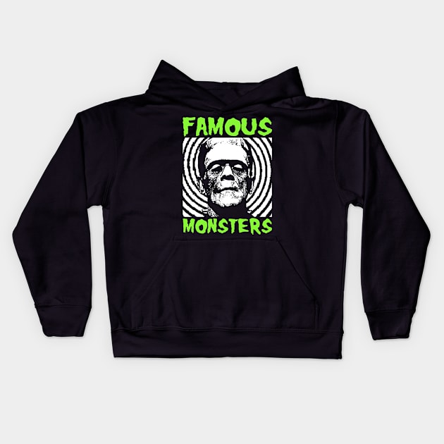 The Famous Monsters Kids Hoodie by fuzzdevil